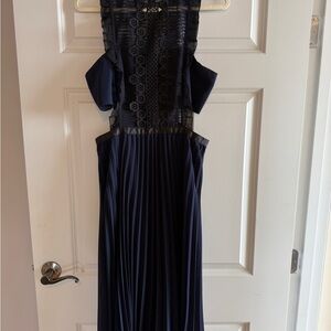 Asos Navy Blue Lace cut out Dress